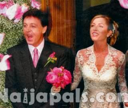 Paul McCartney and Heather Mills