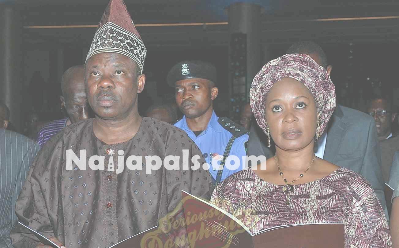 Governor Ibikunle Amosun and Wife(Ogun State)