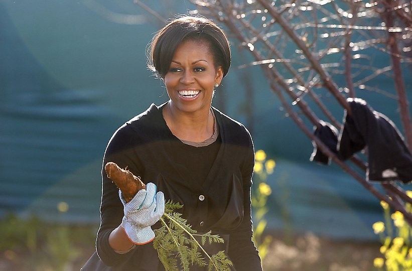 Michelle Obama, A beautiful Farmer