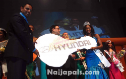 The Most Beautiful Girl in Nigeria 2011, Silvia Nduka Presented With Key to a Brand New Hyundai and 