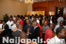 Cocktail and Networking at the MTN Link Nite Event Lagos