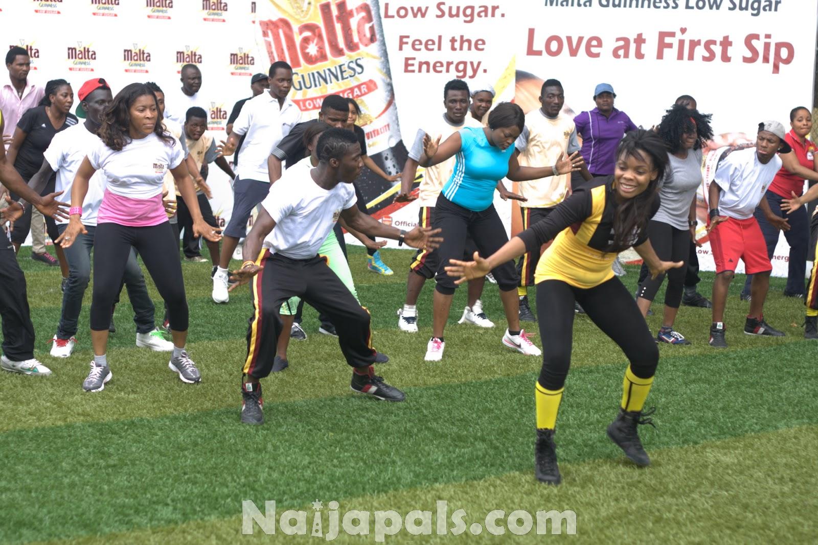Photos From Malta Guinness Low Sugar Fans - Celebrity Workout 1