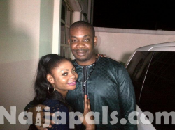 Karen Igho and Don Jazzy