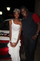 FAVOUR, MDCEO OF STUDIO 24, CHRIS OPUTA & THE CAR GIFT DONATED BY HIS COMPANY.JPG