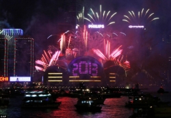 Hong Kong went off with a bang to celebrate New Year with this spectacular fireworks display.jpg