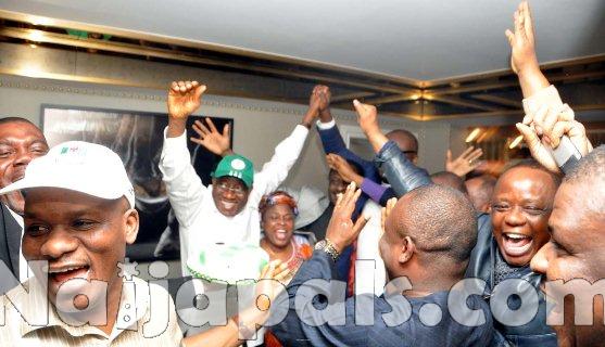 jonathan celebrates afcon win