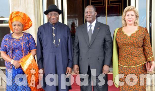 President Jonathan & Wife’s Visit to Ivory Coast