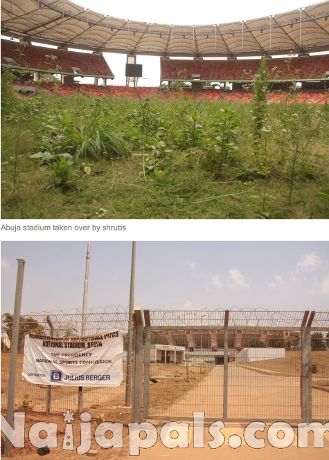 Abuja National Stadium Taken Over By Shrubs.png