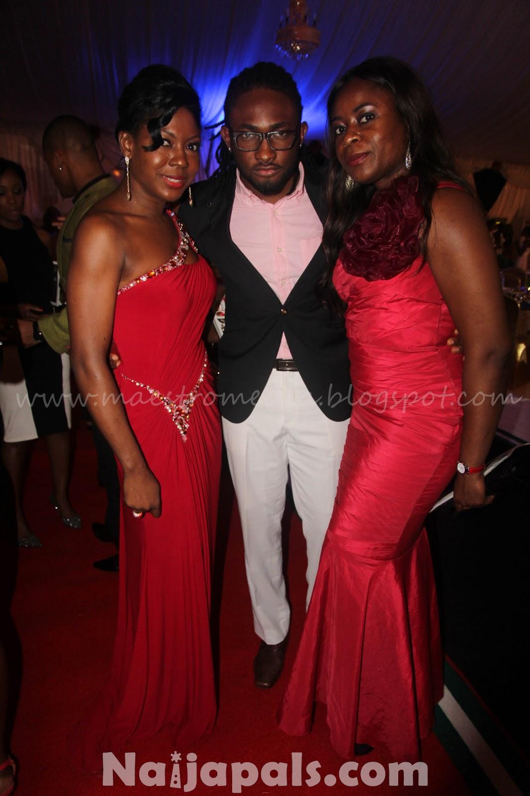 Uti Nwachukwu With the ladies