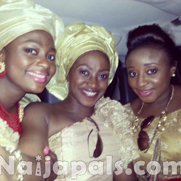 actresses at annie traditional wedding