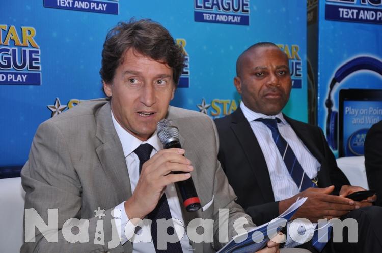 L-R Mr. Walter Drenth, Marketing Director Nigerian Breweries and Edem Vindah Corporate media-Public 