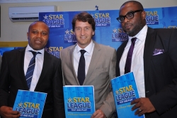 L-R Edem Vindah, Corporate media-public relations manager, Walter Drenth, Marketing Director NB and 
