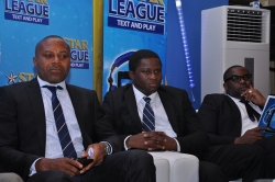 L-R Edem Vindah, Corporate media-public relations manager, Omotunde Adenusi, Brand Manager Star and 