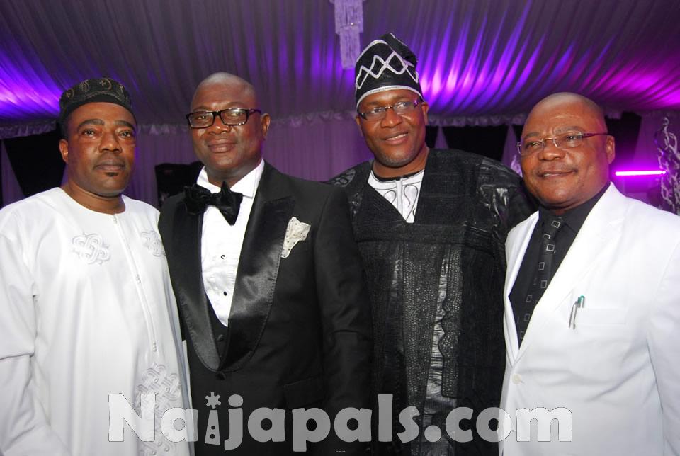 SENATOR GANIYU SOLOMON, MR KUNLE BAKARE, MR TUNDE BURAIMOH & FRIEND