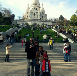 Van Vicker , Beautiful WIfe and Kids In Paris, France.png