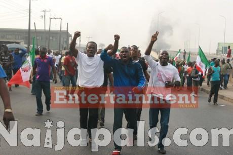 Nigeria Celebrity Fuel Subsidy Protest (17)