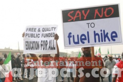 Nigeria Celebrity Fuel Subsidy Protest (20)