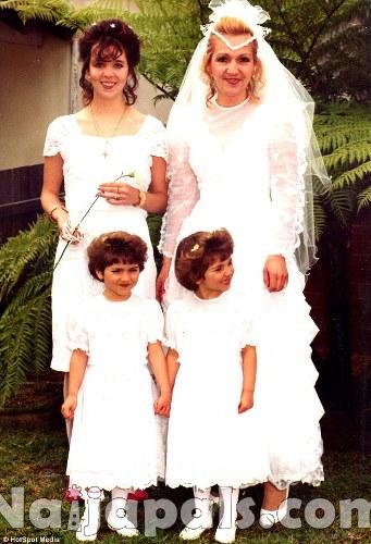 20. Inseparable- Anna and Lucy at their parents' wedding. Jeanna DeCinque, the girl's moth