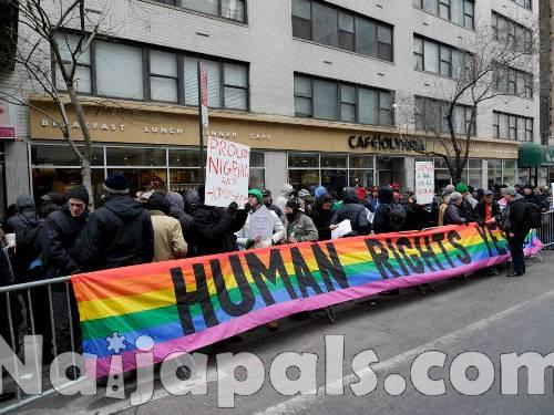 Nigerians Storm New York To Protest Anti-Gay Law