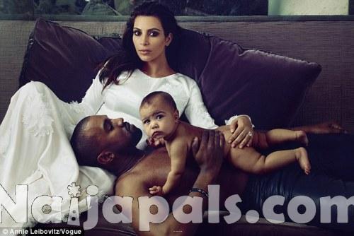 Kim Kardashian, Kanye West & Baby North West