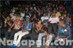 Spot Tuface and Annie in the crowd
