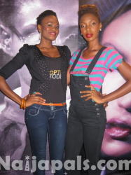 Models BUNMI ADEWUNMI and EDITH got something on them as well.
