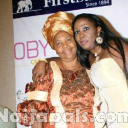 Actress Oby Edozieh-Okoroigwe and Mum