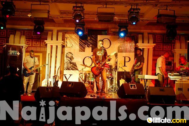 Artist on stage