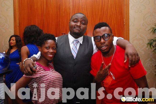 Sam Klef (R), Tosyn Buknon (L) and friend