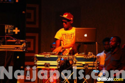 DJ performing