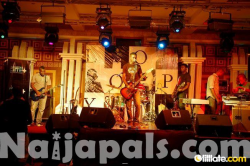 Artist on stage