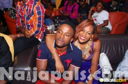 Iyanya (L) 'n' girlfriend