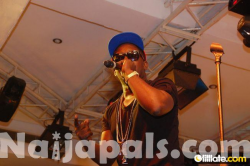 M.I performing