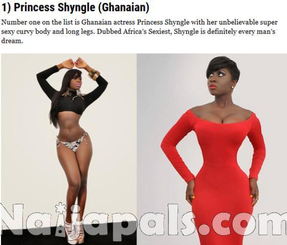 1) Princess Shyngle (Ghanaian)