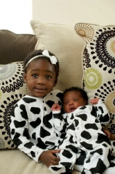 17. Mercy Johnson's daughter Purity and son, Prince Henry.jpg