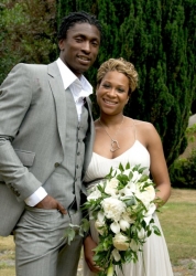 Dickson Etuhu and wife Chinyere...