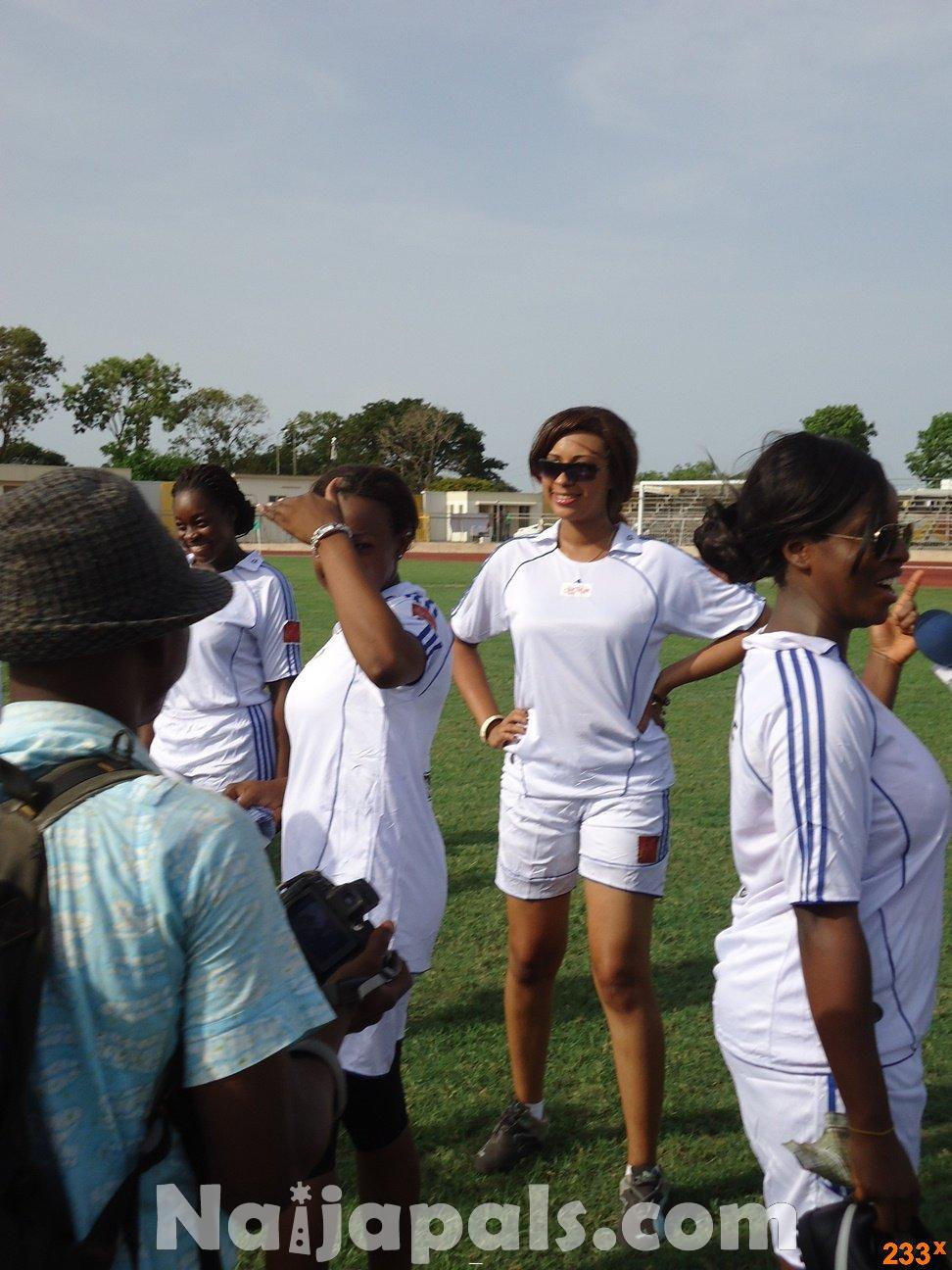 Ghana Female Celebrities Soccer Match 30