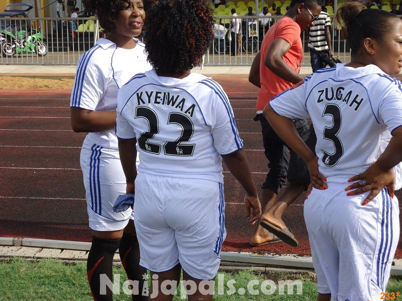 Ghana Female Celebrities Soccer Match 38