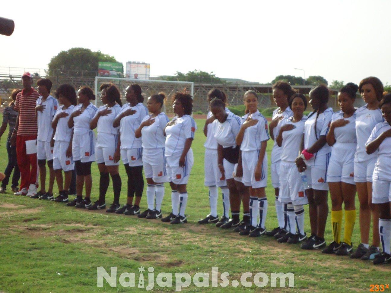 Ghana Female Celebrities Soccer Match 81