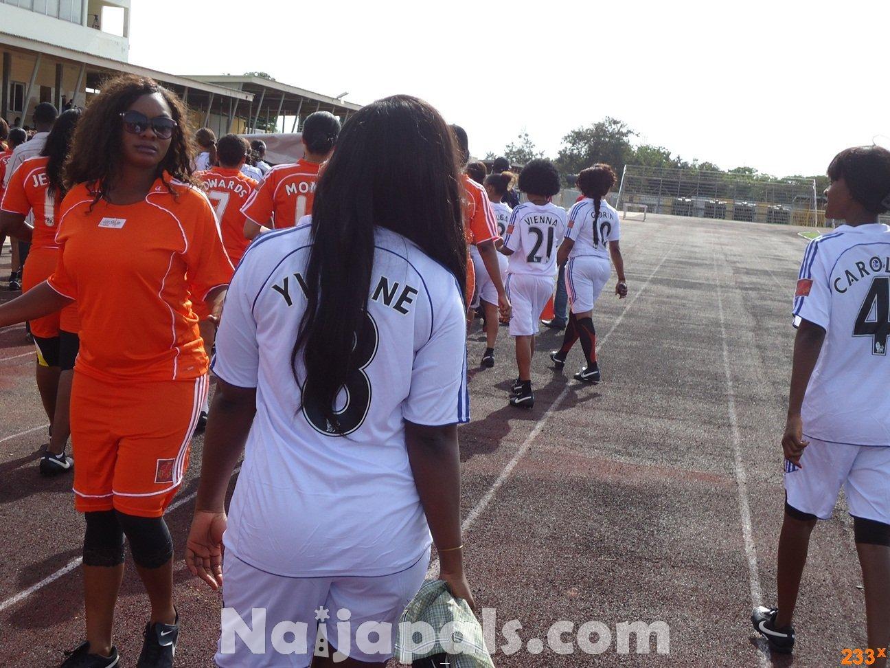 Ghana Female Celebrities Soccer Match 99