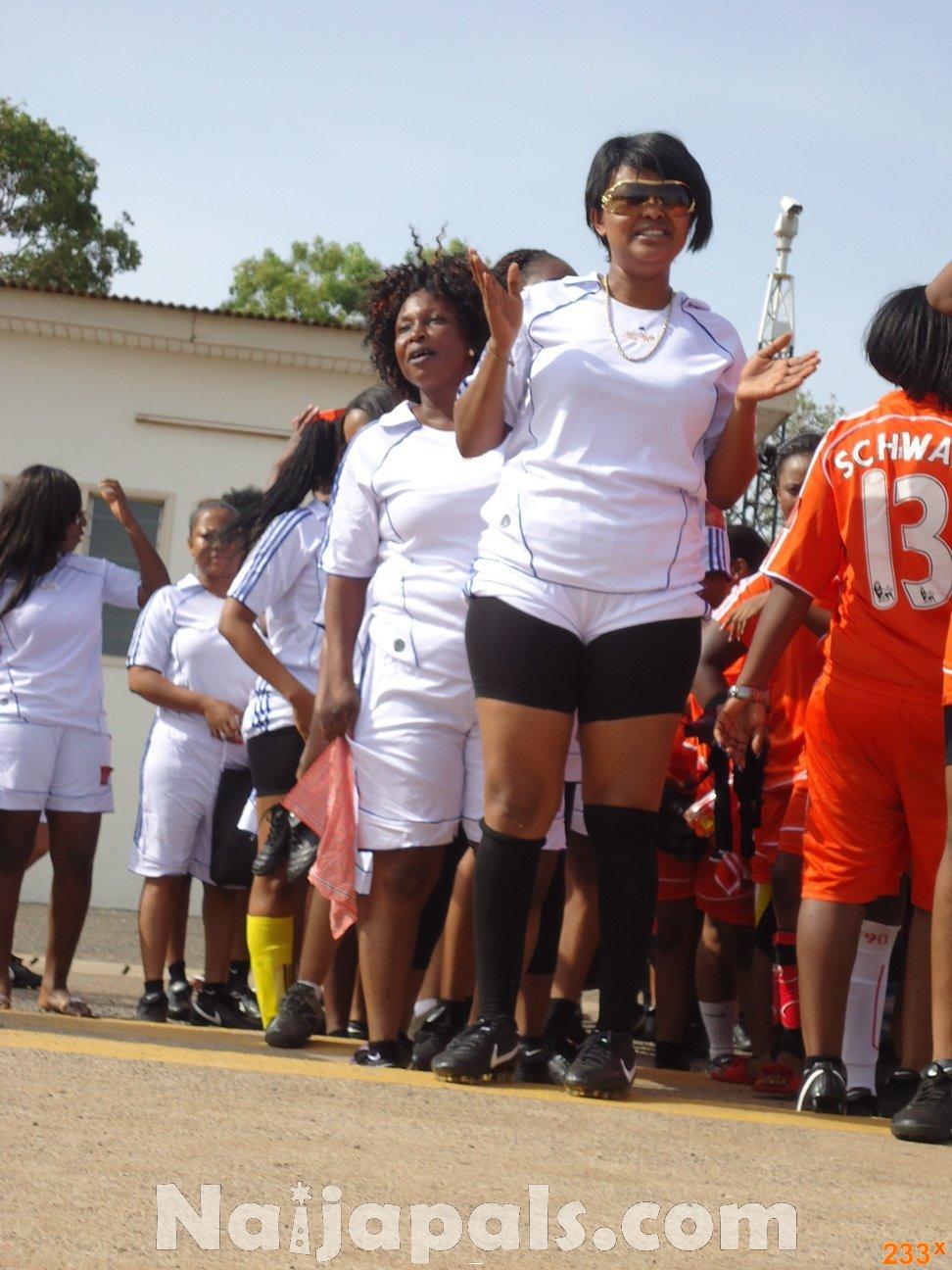 Ghana Female Celebrities Soccer Match 140
